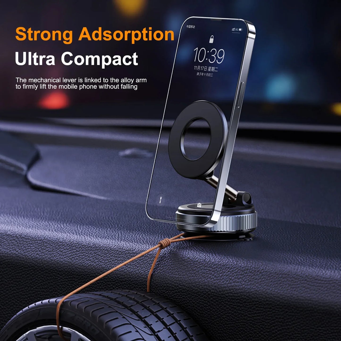 Magnetic Phone Holder 360° Rotation