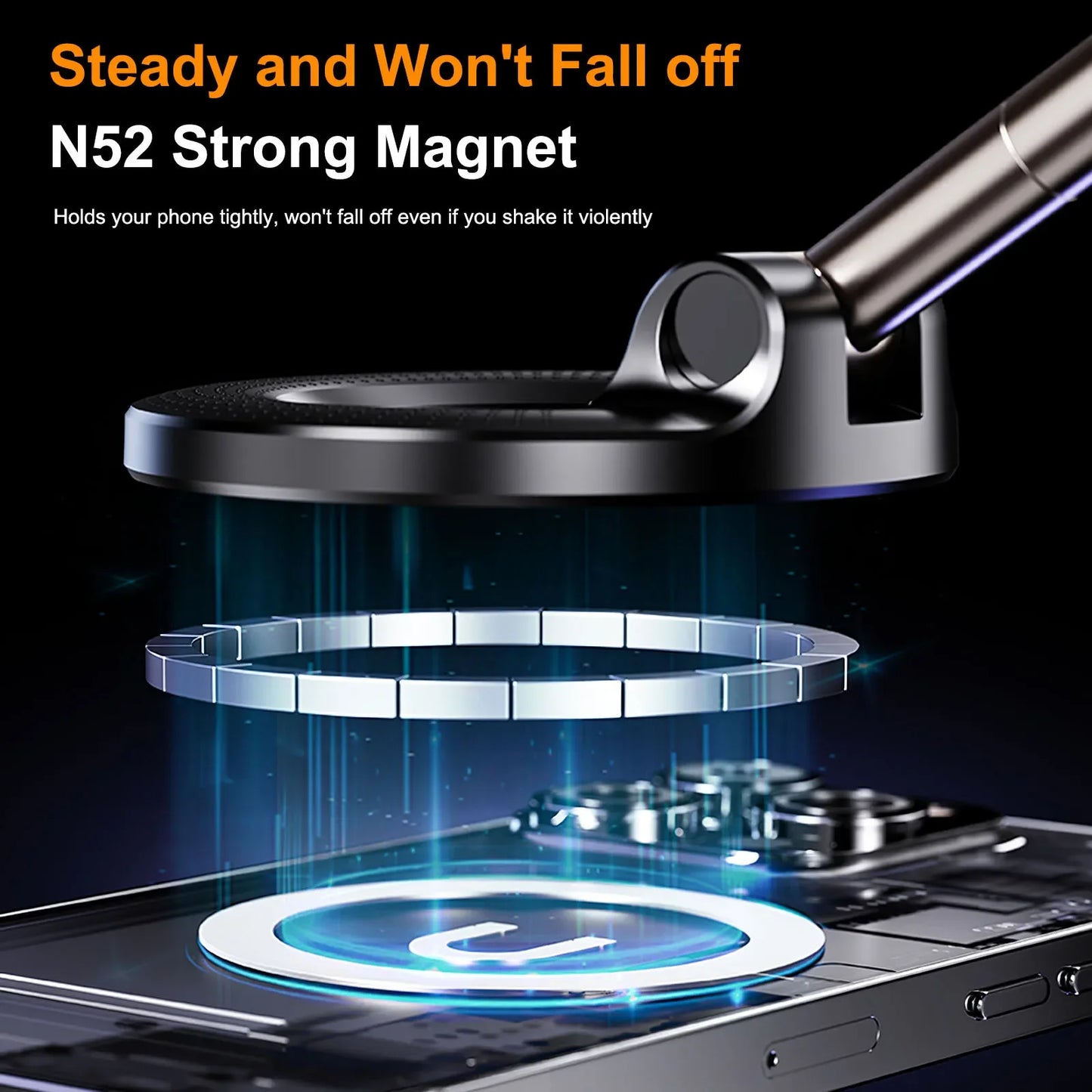 Magnetic Phone Holder 360° Rotation